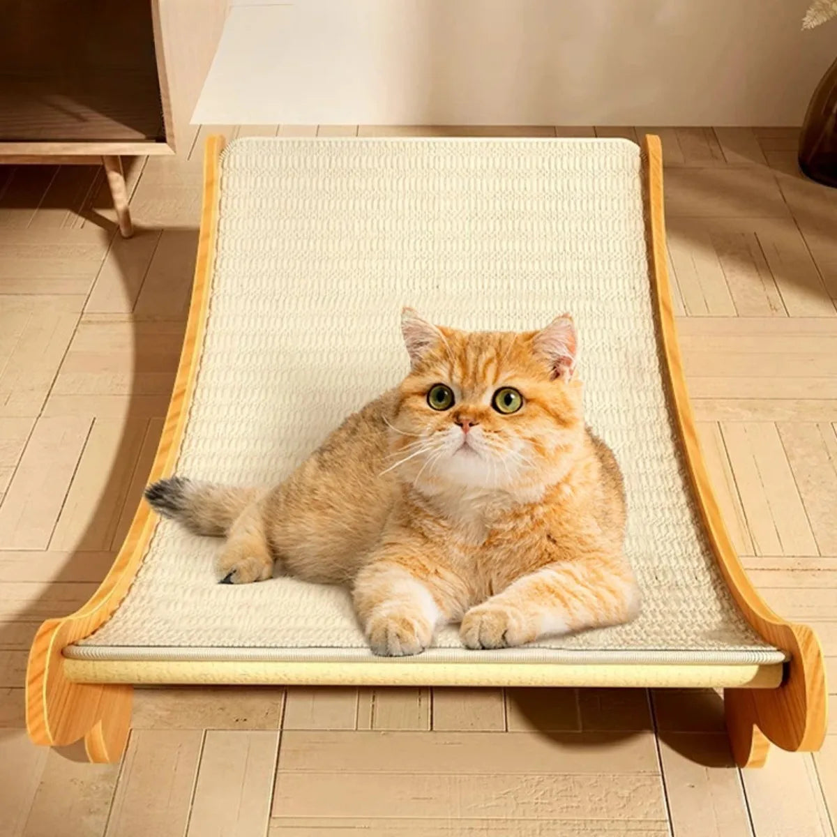 Cat Scratching Pads Multifuction Wooden Cats Sleeping Bed Detachable Wear-Resistant Cat Scratch Board Kitten Grinding Cats Toys