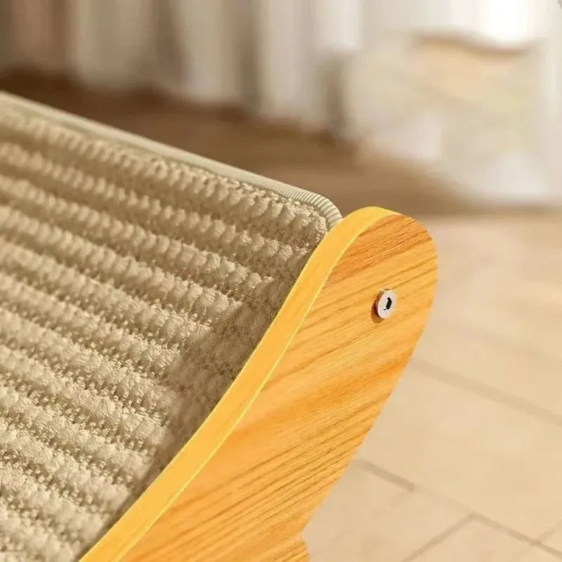 Cat Scratching Pads Multifuction Wooden Cats Sleeping Bed Detachable Wear-Resistant Cat Scratch Board Kitten Grinding Cats Toys
